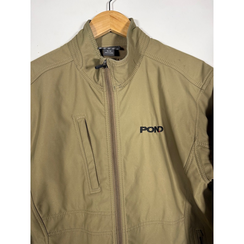 Ariat Rebar Mens Softshell Jacket Tan Khaki Full Zip Fleece Lined Size M LOGO
